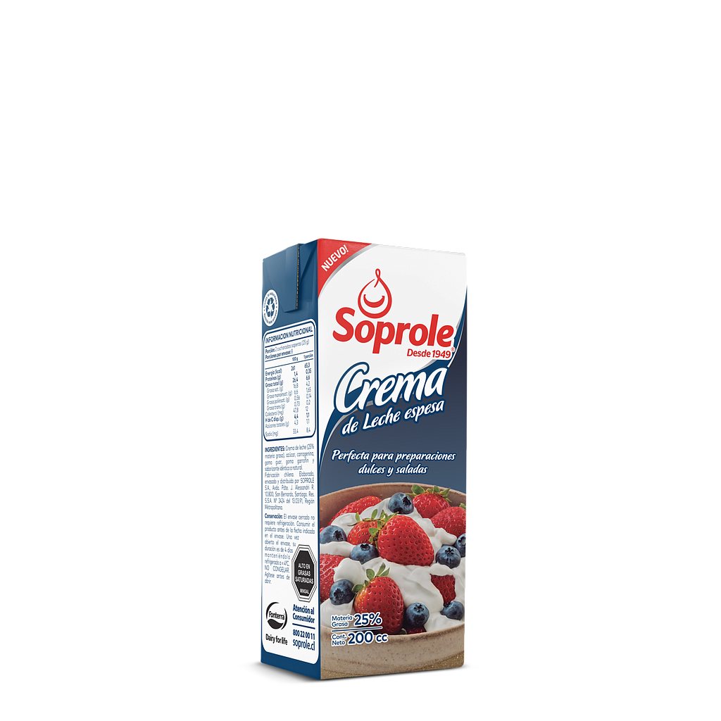 ID 1590439 - CREMA DE LECHE COLUN PARA BATIR LIGHT CAJA 200 ML UNIDAD