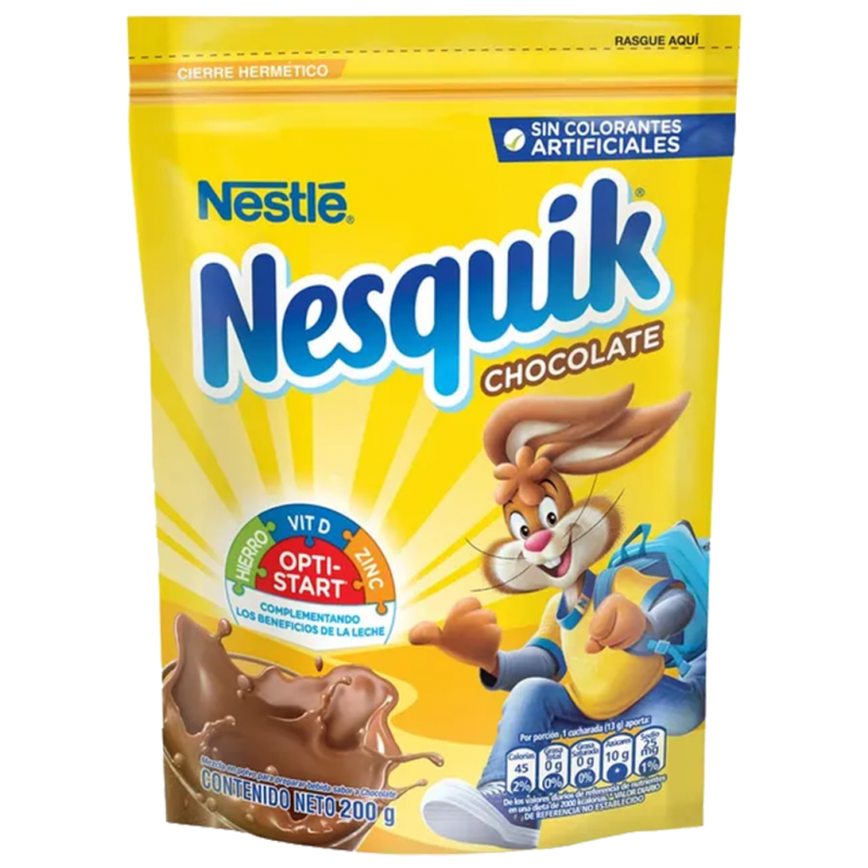 ID 1448730 - SABORIZANTE NESTLE NESQUIK BOLSA 200 G UNIDAD