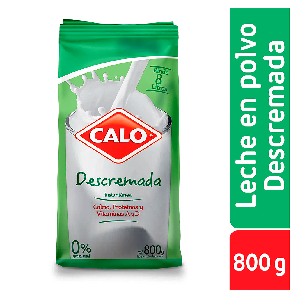 ID 1449090 - LECHE EN POLVO DESCREMADA INSTANTANEA BOLSA 800 G UNIDAD
