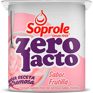ID 1435575 - YOGURT SIN LACTOSA SOPROLE ZEROLACTO FRUTILLA POTE 120 G UNIDAD