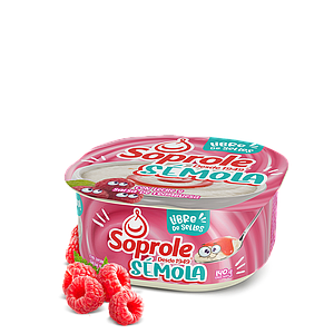 ID 1434435 - POSTRE REFRIGERADO SOPROLE SEMOLA CON LECHE SALSA DE FRAMBUESA POTE 140 G UNIDAD