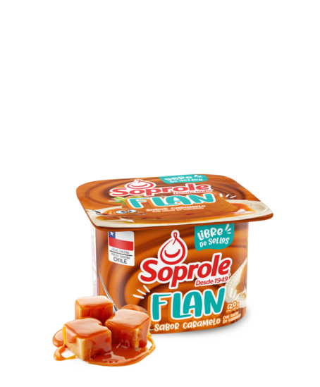 ID 1434285 - POSTRE REFRIGERADO SOPROLE FLAN CARAMELO POTE 120 G UNIDAD