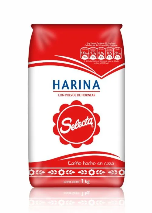 ID 1433324 - HARINA CON POLVOS SELECTA BOLSA 1K UNIDAD