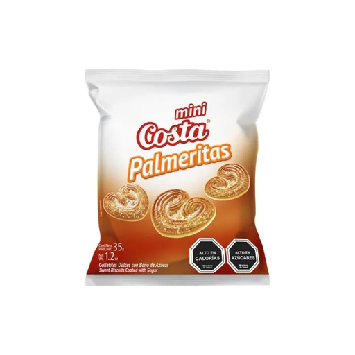 ID 1884646 - GALLETA DULCE COSTA MINI PALMERITAS 35 G UNIDAD