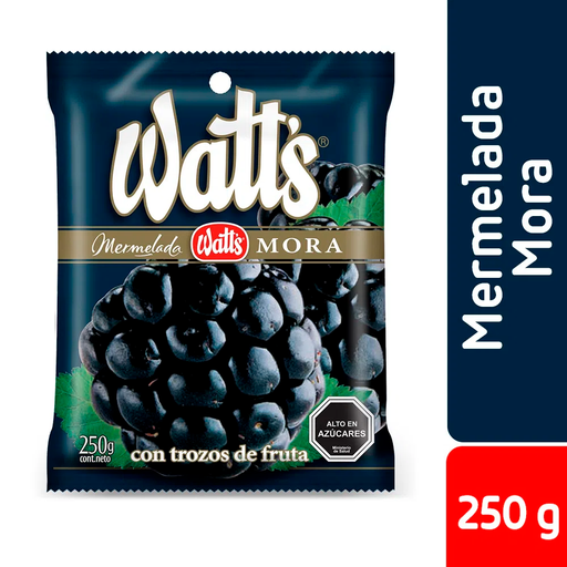 ID 1443916 - MERMELADA WATT´S MORA BOLSA 250 G UNIDAD