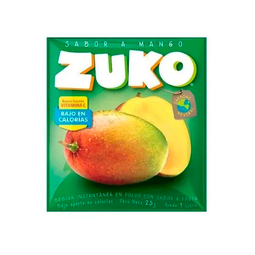 ID 1609899 - JUGO EN POLVO ZUKO MANGO SOBRE 25 G UNIDAD