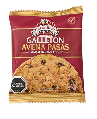 ID 1493611 - GALLETON NUTRABIEN AVENA PASAS BOLSA 40 G UNIDAD