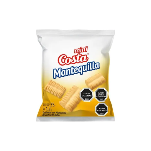 ID 1884628 - GALLETA DULCE COSTA MINI MANTEQUILLA 35 G UNIDAD