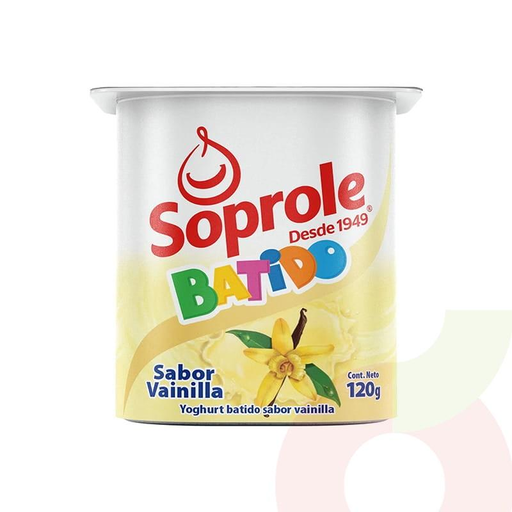 ID 1434826 - YOGURT BATIDO SOPROLE VAINILLA POTE 120 G UNIDAD