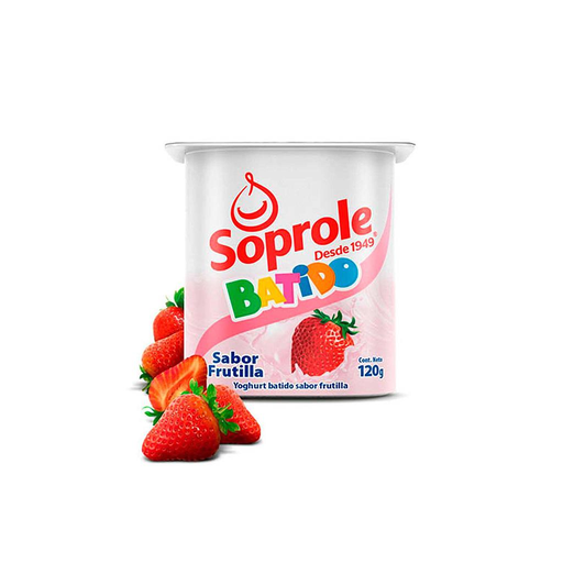 ID 1434811 - YOGURT BATIDO SOPROLE FRUTILLA POTE 120 G UNIDAD