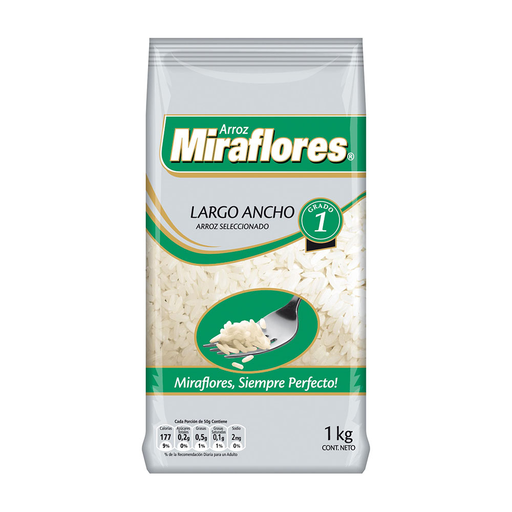 ID 1451834 - ARROZ MIRAFLORES GRADO 1 BOLSA 1K UNIDAD