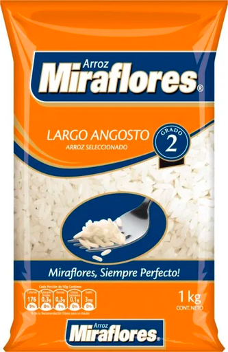 ID 1451864 - ARROZ MIRAFLORES GRADO 2 BOLSA 1K UNIDAD