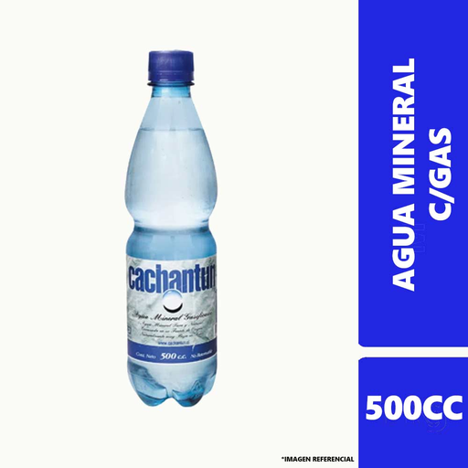 ID 1445954 - AGUA MINERAL CON GAS CACHANTUN BOTELLA 500 CC UNIDAD