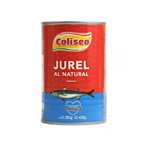 ID 1496309 - JUREL CONSERVA AL NATURAL COLISEO TARRO 425 G UNIDAD