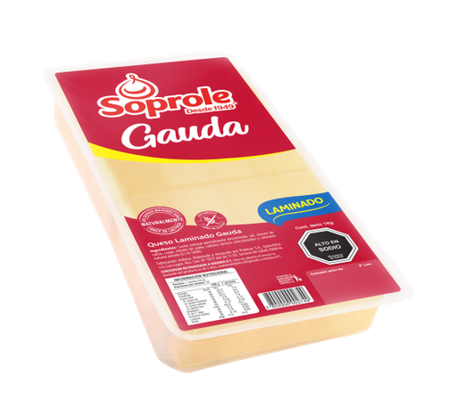 ID 1477184 - QUESO LAMINADO GOUDA DISPLAY 1 K UNIDAD