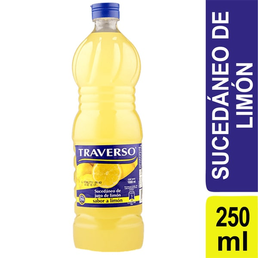 ID 1433460 - JUGO DE LIMON TRAVERSO SUCEDANEO BOTELLA 250 ML UNIDAD
