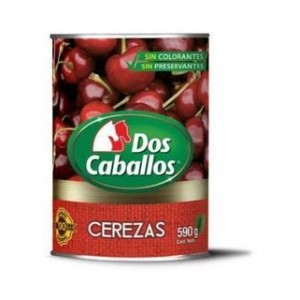 ID 1444035 - FRUTA CONSERVA DOS CABALLOS CEREZAS EN ALMIBAR TARRO 590 G UNIDAD