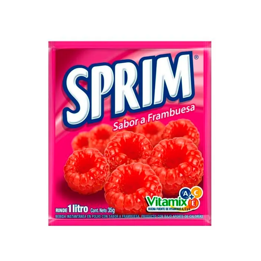 ID 1490070 - JUGO EN POLVO SPRIM FRAMBUESA SOBRE 35 G UNIDAD