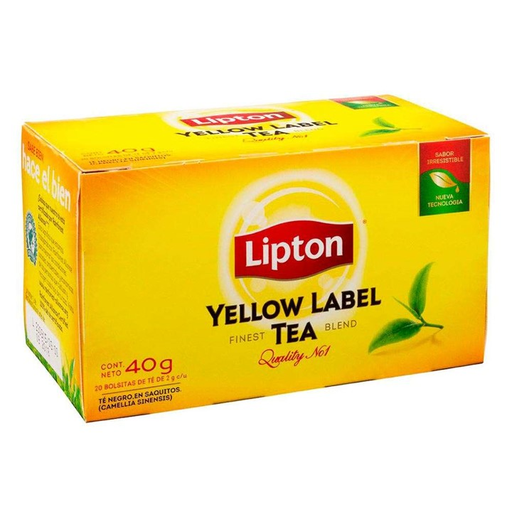 ID 1440300 - TE LIPTON YELLOW LABEL CAJA 20 BOLSAS UNIDAD