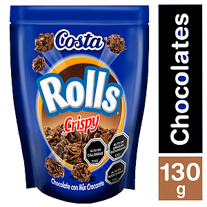 ID 1451340 - CHOCOLATE COSTA ROLLS MIX CROCANTE BOLSA 130 G UNIDAD