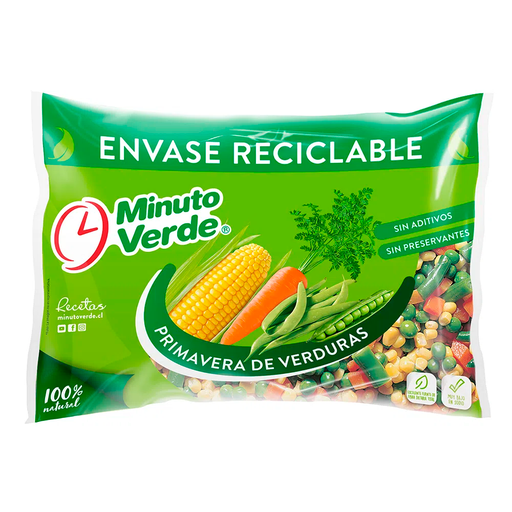ID 1476210 - PRIMAVERA VERDURAS MINUTO VERDE BOLSA 500 G UNIDAD
