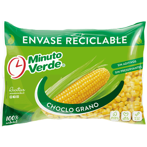 ID 1475850 - CHOCLO CONGELADO MINUTO VERDE BOLSA 500 G UNIDAD