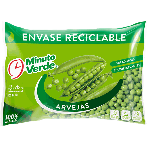 ID 1475730 - ARVEJA CONGELADA MINUTO VERDE BOLSA 500 G UNIDAD
