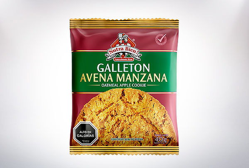 ID 1493565 - GALLETON NUTRABIEN AVENA MANZANA BOLSA 40 G UNIDAD