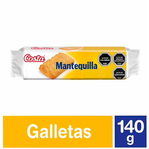 ID 1451700 - GALLETA DULCE COSTA MANTEQUILLA BOLSA 140 G 100 UNIDADES