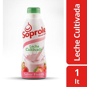 ID 1433685 - LECHE CULTIVADA SOPROLE FRUTILLA BOTELLA 1 L UNIDAD