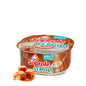 ID 1434450 - POSTRE REFRIGERADO SOPROLE SEMOLA CON LECHE SALSA DE CARAMELO POTE 140 G UNIDAD