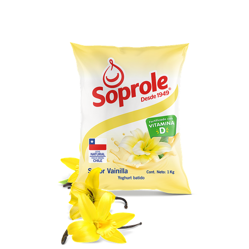 ID 1434930 - YOGURT BATIDO SOPROLE VAINILLA BOLSA 1 K UNIDAD