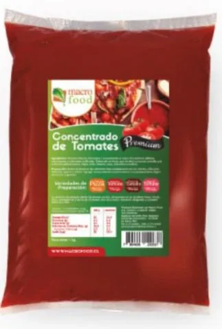ID 1439101 - SALSA DE TOMATE MACRO FOOD POLVO BOLSA 1K UNIDAD