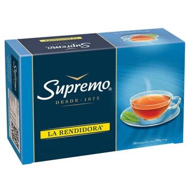ID 1437045 - TE SUPREMO LA RENDIDORA CAJA 100 BOLSAS UNIDAD