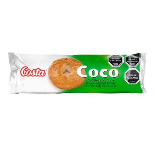ID 1451521 - GALLETA DULCE COSTA COCO BOLSA 125 G UNIDAD