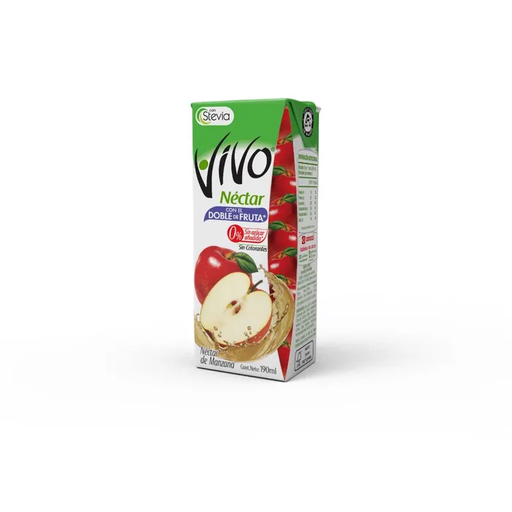 ID 1490910 - JUGO LIQUIDO VIVO NECTAR MANZANA CAJA 190 CC UNIDAD