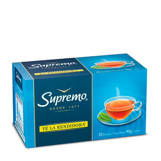 ID 1437016 - TE SUPREMO LA RENDIDORA CAJA 20 BOLSAS UNIDAD