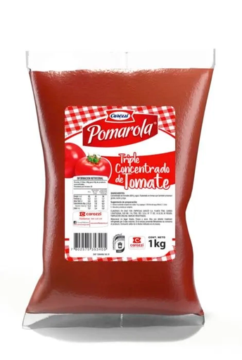 ID 1884714 - SALSA DE TOMATE CAROZZI CONCENTRADO DE TOMATE 1 KILO UNIDAD