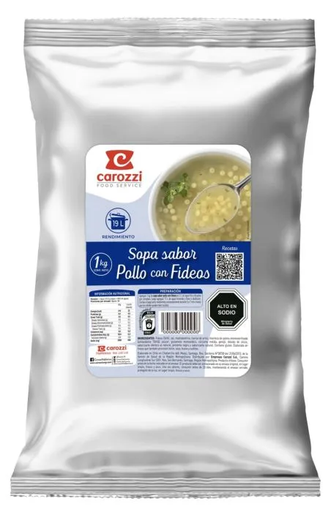 ID 1885288 - SOPA CAROZZI POLLO CON FIDEOS 1 K UNIDAD