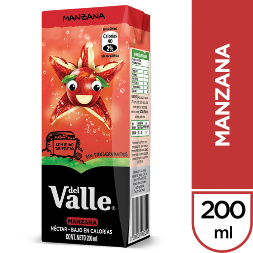 ID 1431960 - JUGO LIQUIDO ANDINA NECTAR MANZANA CAJA 200 CC UNIDAD